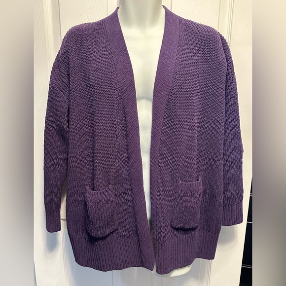 Terra & Sky Sweaters - Womens terra & sky open front cardigan size 1X
